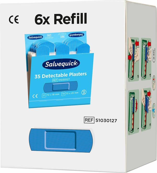 Immagine prodotto Salvequick Strisce di gesso rilevabili (6 x)