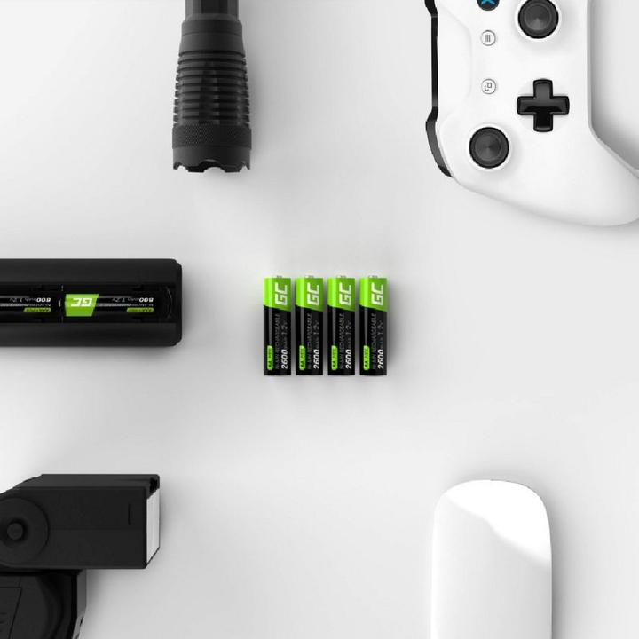 Produktbild GreenCell GR05 - Wiederaufladbarer Akku - AA - Nickel-Metallhydrid (NiMH) - 1,2 V - 2 Stüc (2 Stk., AA, 2600 mAh)
