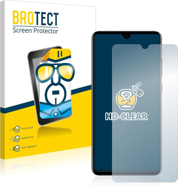 Produktbild BROTECT Schutzfolie Displayschutz Klar (2 Stück, Huawei Mate 20)