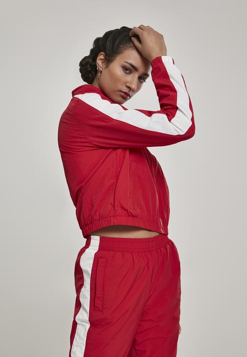 Image du produit Urban Classics Ladies Short Striped Crinkle Track Jacket (S)