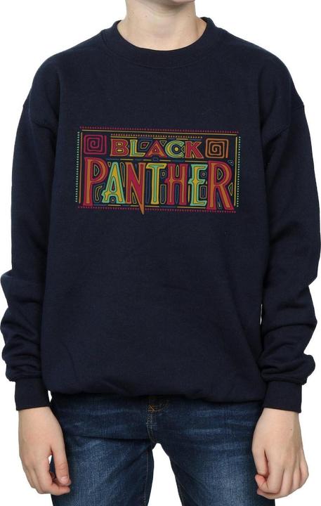 Immagine prodotto Black Panther Tribal Logo Felpa Ragazzi (152, 158)