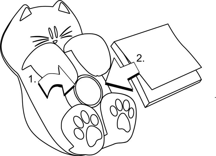 Immagine prodotto Post-it Gatto dispensatore (76 x 76 mm)