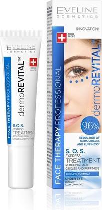 Immagine prodotto Eveline Face Therapy Professional Dermorevital Trattamento S.O.S. Riduzione delle occhiaie e del gonfiore (Crema, 15 ml)