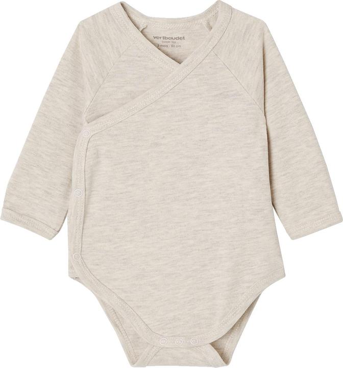 Produktbild Vertbaudet Bio-Kollektion: 3er-Pack Baby Langarmbodys, Blumen (68)