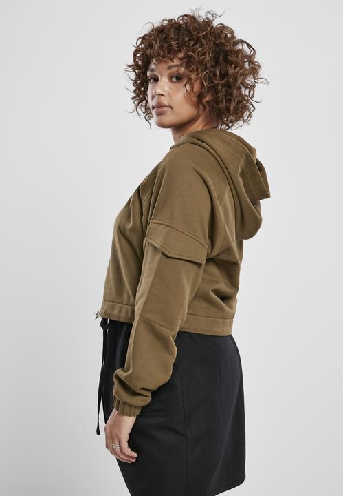 Produktbild Urban Classics Ladies Short Worker Hoody (XXL)