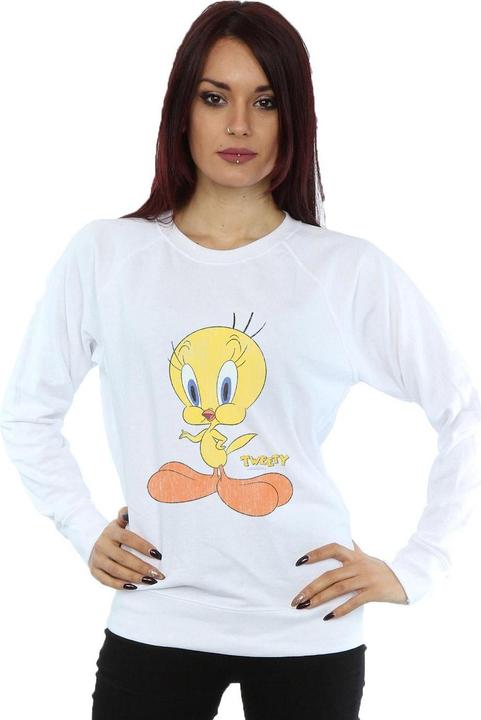 Actual product image Looney Tunes Womens/Ladies Tweety Pie Distressed Sweatshirt (XL)