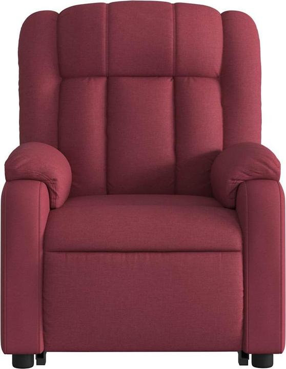 Produktbild VidaXL Massagesessel mit Aufstehhilfe Fernsehsessel Relaxsessel Weinrot Stoff