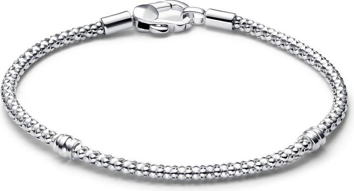 Immagine prodotto Pandora Studded Clasp & Chain Bracelet (19 cm, Argento 925)