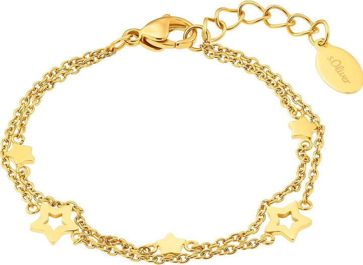 Produktbild S.Oliver Armschmuck für Mädchen, Stainless Steel | Stern (14 cm, Edelstahl)