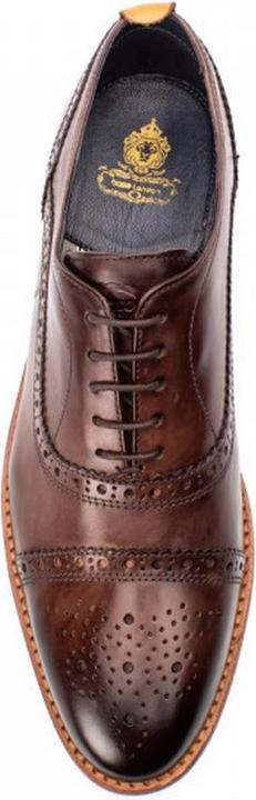 Immagine prodotto Base London Scarpe Brogue Lavato Pelle Uomo (41)