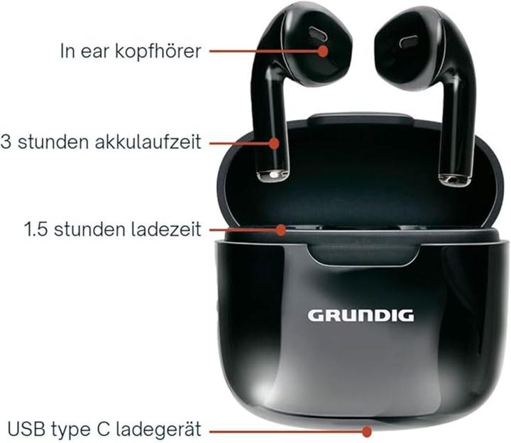 Image du produit Grundig Ecouteurs TWS 200mAh (3 h, Sans fil)