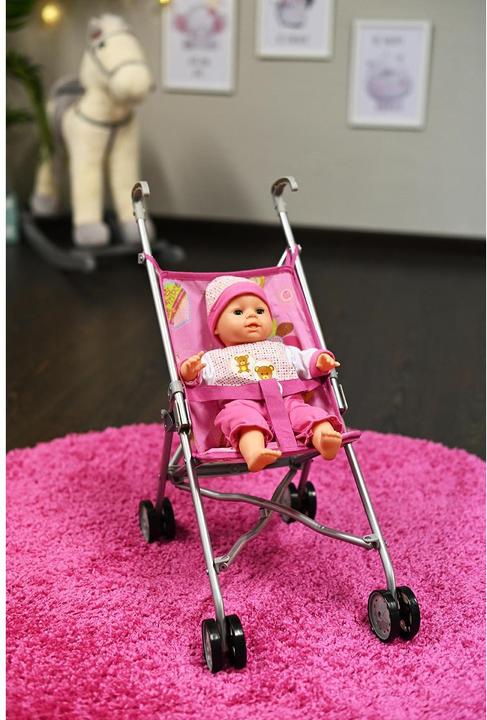 Image du produit Knorrtoys Poussette de poupée Sim - "pink little princess
