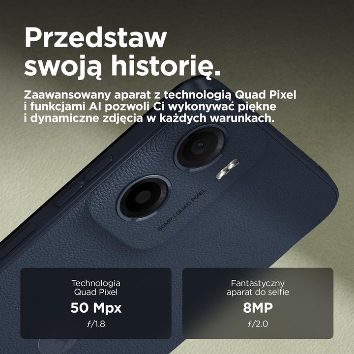 Productafbeelding Motorola moto g05 16 9 cm (6.67 ) Dual-SIM Android 15 4G USB Typ-C 4 GB 128 GB 5200 mAh Blau (128 GB, Blauw, 6.67", Dubbele SIM, 50 Mpx, 4G)