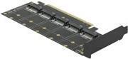 Actual product image Delock Host Bus Adapter PCI-ex16v3 - 5xM.2 Key-B, SATA