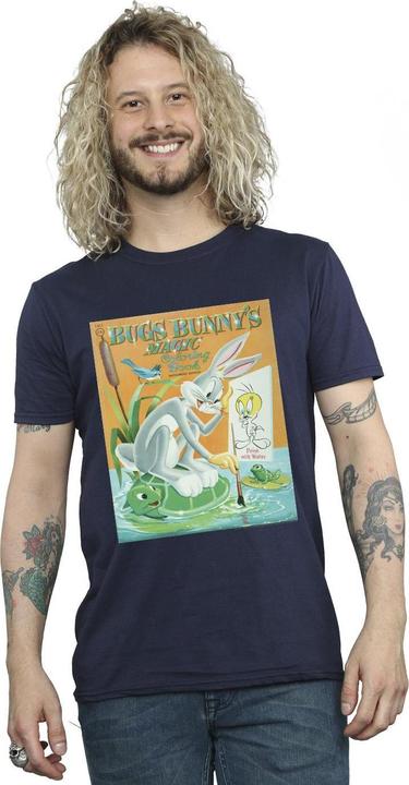 Actual product image Looney Tunes Mens Bugs Bunny Colouring Book T-Shirt (5XL)