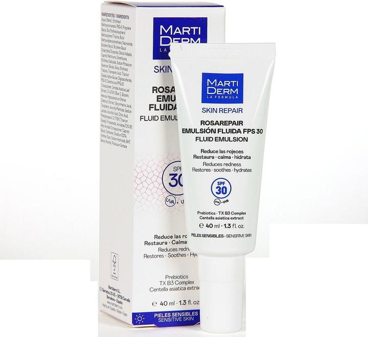 Actual product image Martiderm Rosarepair Emulsion SPF30 40ml (Gel, 40 ml)