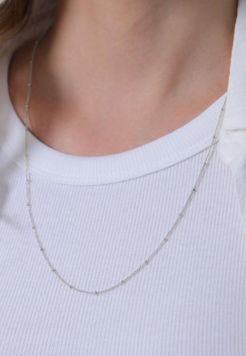 Actual product image Elli Basic Panzerkette mit Kugeln (Sterling Silver, 45 cm)