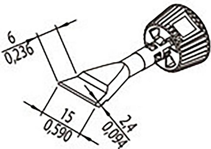 Image du produit 0142ZDLF150/SB Pointe à souder Taille de la pointe 15mm Contenu 1p. (Mèche à souder)