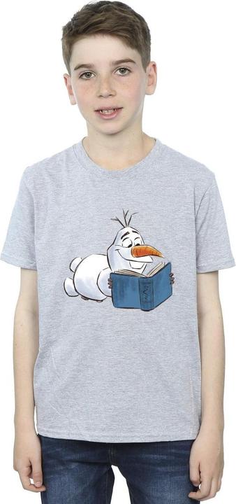 Immagine prodotto Disney Frozen Olaf Reading Maglietta Ragazzi (152, 158)