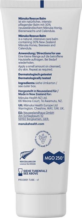 Produktbild Manuka Health Mānuka Rescue Balm 50 ml (Körpercreme, 50 ml)