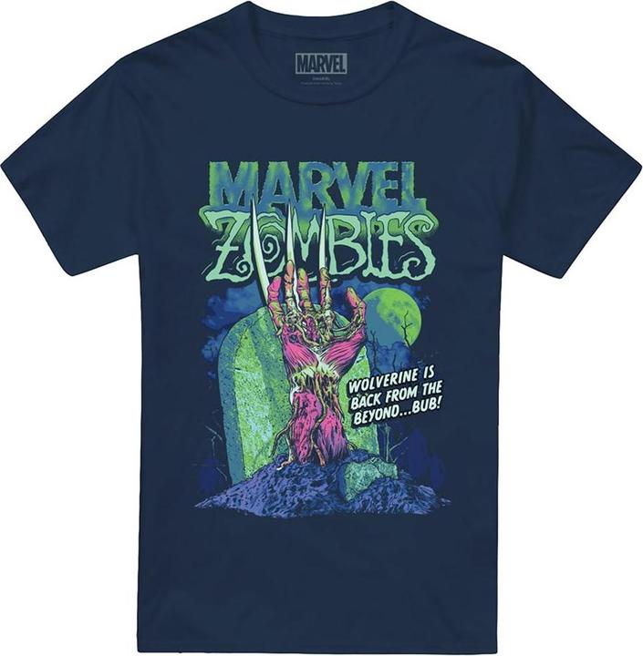 Actual product image Marvel Comics Mens Wolverine Grave T-Shirt (L)