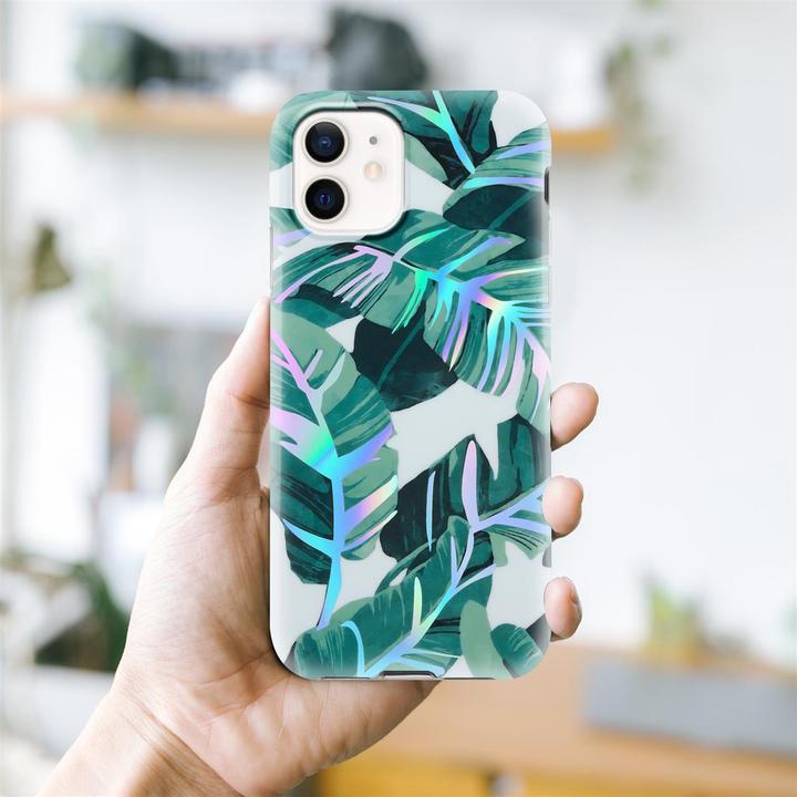 Actual product image Cadorabo IMD TPU Colorful Flowers & Leaves Cover (Realme 12 Pro+, Apple iPhone 12)