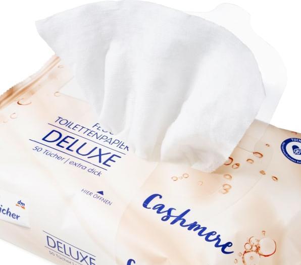 Immagine prodotto dm Sanft&Sicher Confezione di ricarica di carta igienica umida Deluxe Cashmere
