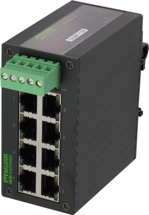 Produktbild Murr Elektronik Feldbustechnik Netzwerk Switch RJ45 8 Port (8 Ports)
