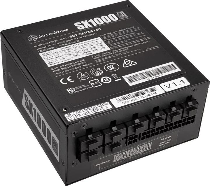 Immagine prodotto Silverstone Alimentatore SX1000 Platinum (SST-SX1000-LPT) (1000 W)