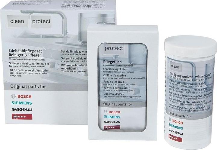 Produktbild Siemens Pflegeset für Edelstahloberflächen