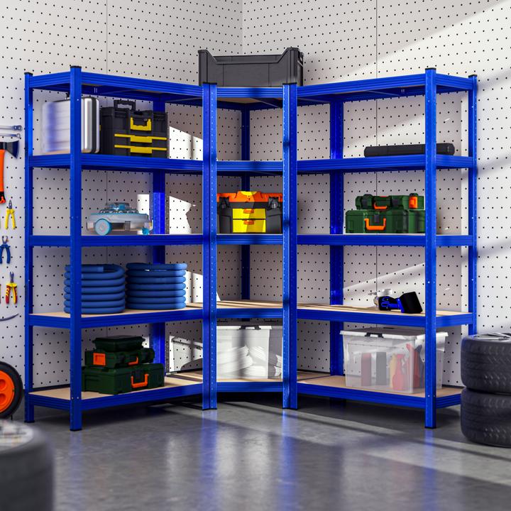 Actual product image Monzana Heavy duty shelving Corner shelving