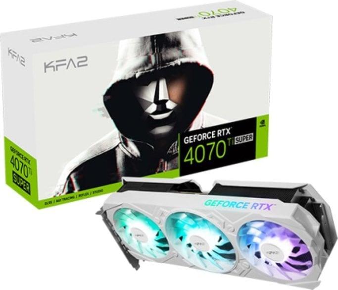 Produktbild KFA2 GeForce RTX 4070 Ti Super EX GAMER White 1-Click OC (16 GB)
