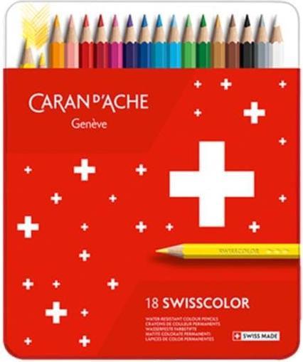Caran d'Ache Swisscolor (Multicolore, 18 x)