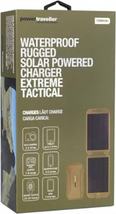 Actual product image Powertraveller Tactical Extreme Solar Kit (12000 mAh, 5 W, 44.40 Wh)
