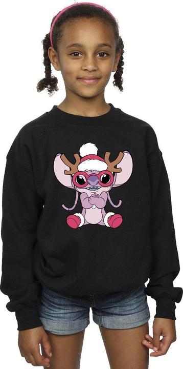 Produktbild Disney Lilo & Stitch Angel Reindeer Sweatshirt Mädchen (152, 158)