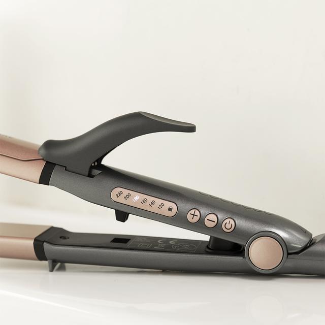 Produktbild Cecotec Keramik-Haarglätter Bamba RitualCare 1000 2in1 Schwarz/Rosa (Glätteisen)