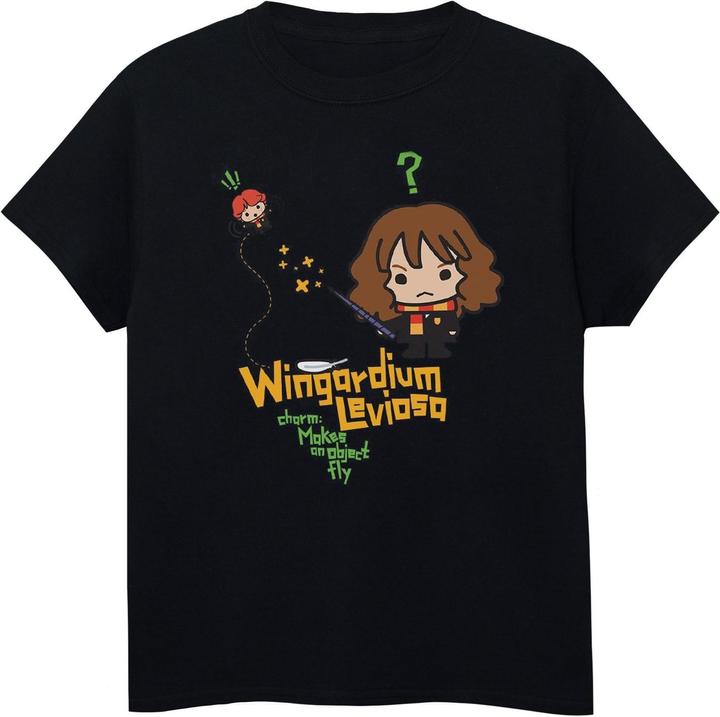 Actual product image Girls Wingardium Leviosa Hermione T-Shirt (152, 158)