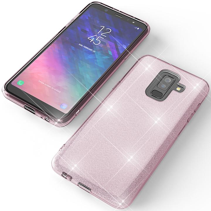 Immagine prodotto Nalia Custodia per cellulare Glitter (Samsung Galaxy A6+)