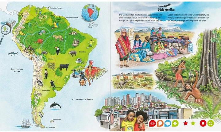 Immagine prodotto tiptoi Il mio grande atlante del mondo (Tedesco, Frisona inca, Costanze Schargan, 2013)