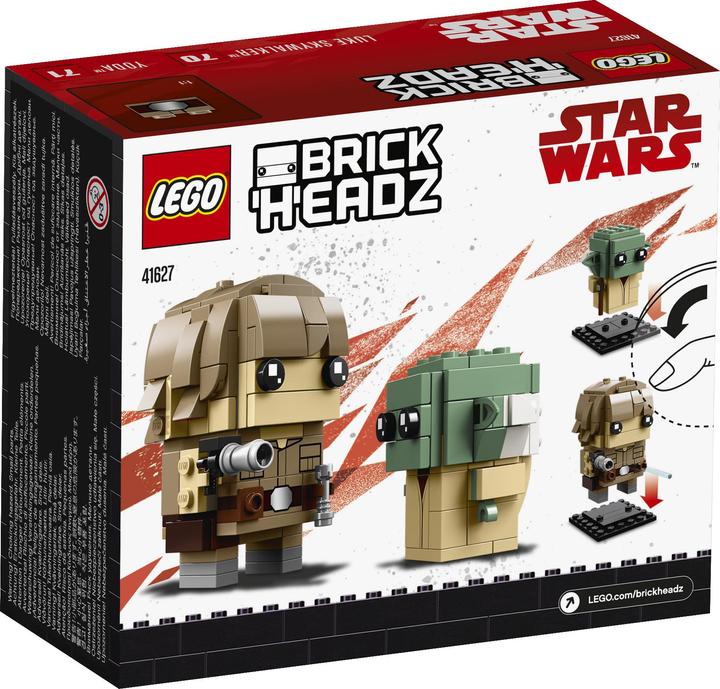 Produktbild LEGO Luke Skywalker und Yoda (41627, LEGO Brickheadz)