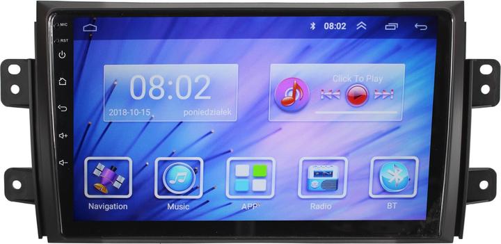Actual product image No Name RADIO NAVIGATION SUZUKI SX4 FIAT SEDICI 2006-2013 (9")
