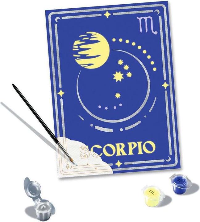 Actual product image Ravensburger CreArt - Painting by numbers 23740 - Scorpio - from 14 years