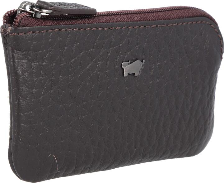 Actual product image Braun Büffel Yannik leather key case 12 cm
