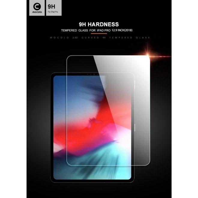 Actual product image Mocolo 2.5D Case Friendly Protective Glass Screen Protector (1 Piece, iPad Pro 12.9 2018 (3. Gen))