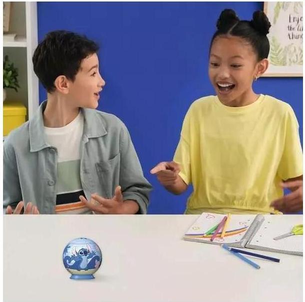 Actual product image Ravensburger 3D Puzzle 11597 - Puzzle ball Disney Stitch - for big and small Stitch fans aged 6 and over (54 pieces)