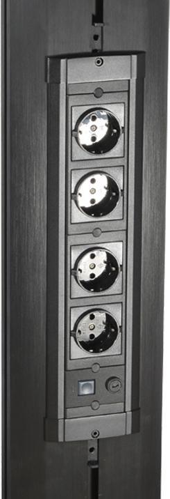 Immagine prodotto Multibrackets Supporto TV fino a 80", alluminio, nero/5983 (80", 80 kg)