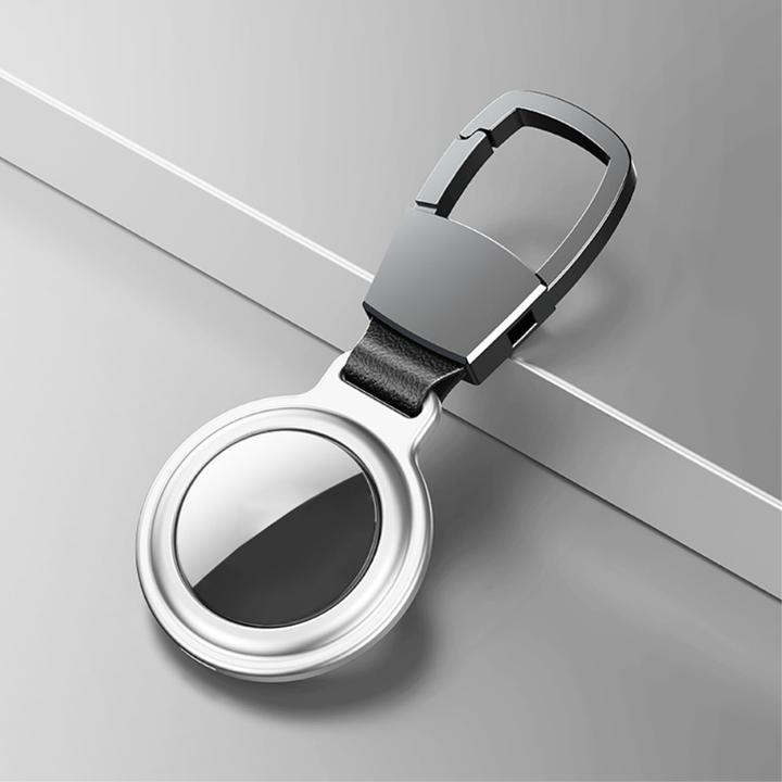 Produktbild Ueli Express Aluminium Magnetische Schlüsselanhänger Halterung für Apple AirTag Silber