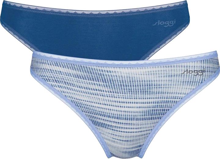 Sloggi Unterhose GO TAI Damen-Slip (XL, 2er Pack)