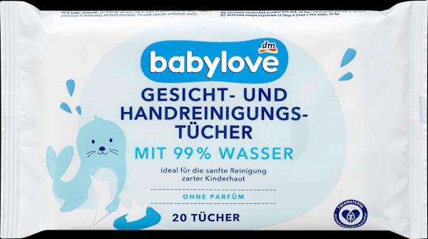 Produktbild dm babylove Händereinigungstücher (20 Stück)