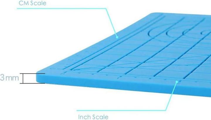 Image du produit iLike S1 Silicone Pad (18x18cm) for Safe use of 3D Printing Pen + 2 Finger covers (Accessoire)